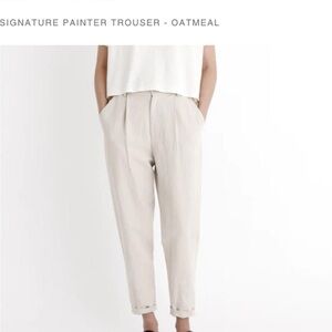 Signature Painter Trouser - Oatmeal